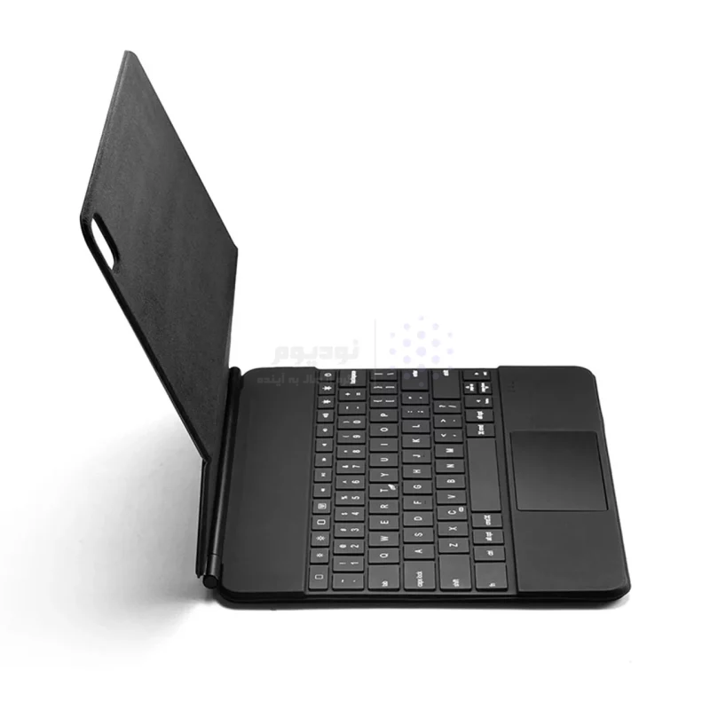 کاور کیبورد دار مغناطیسی بی سیم iPad 12.9 اینچ Wiwu مدل Combo - مشکیMN - تصویر 3