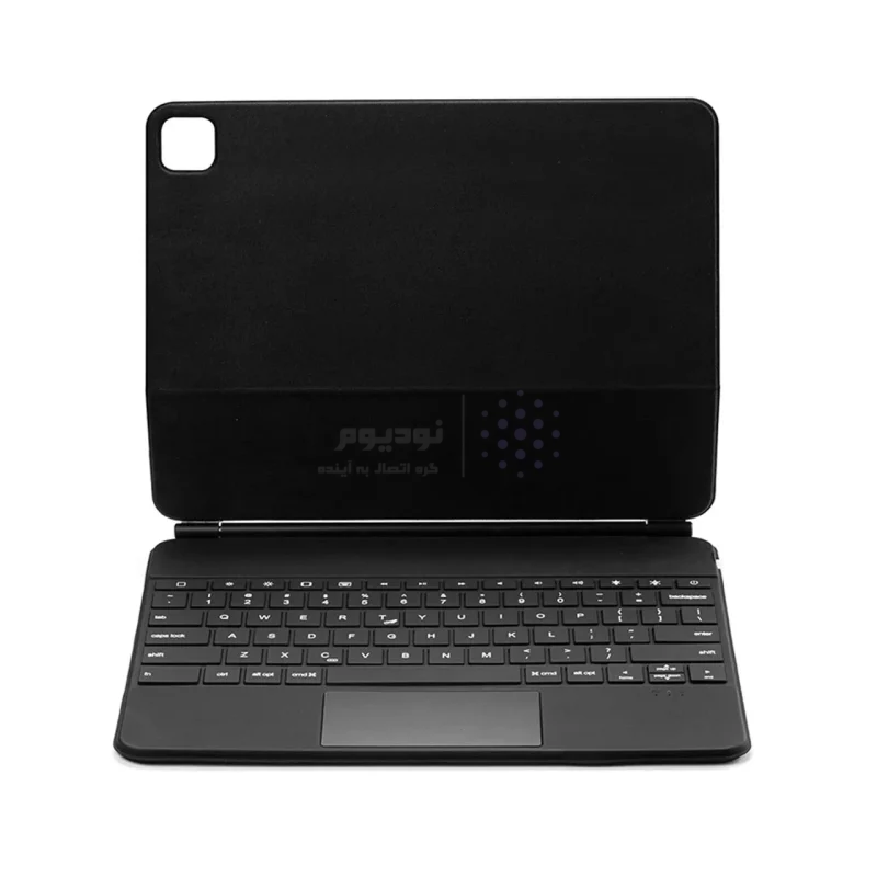 کاور کیبورد دار مغناطیسی بی سیم iPad 12.9 اینچ Wiwu مدل Combo - مشکیMN - تصویر 4