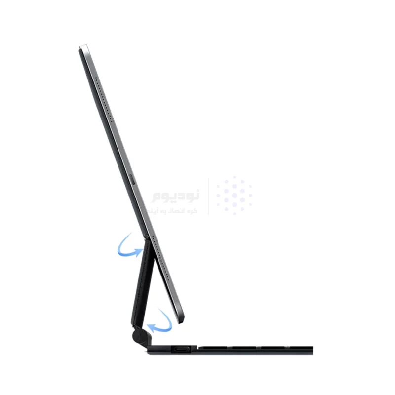 کاور کیبورد دار مغناطیسی بی سیم iPad 12.9 اینچ Wiwu مدل Combo - مشکیMN - تصویر 6
