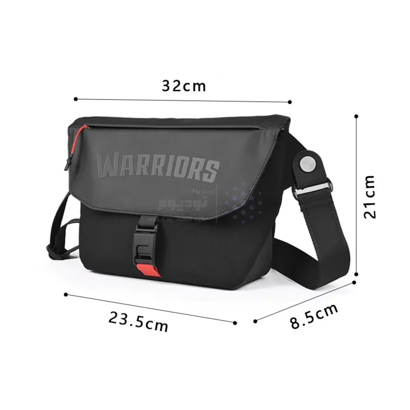 کیف رودوشی Wiwu مدل Oration Message Bag X10 - مشکی - تصویر 3