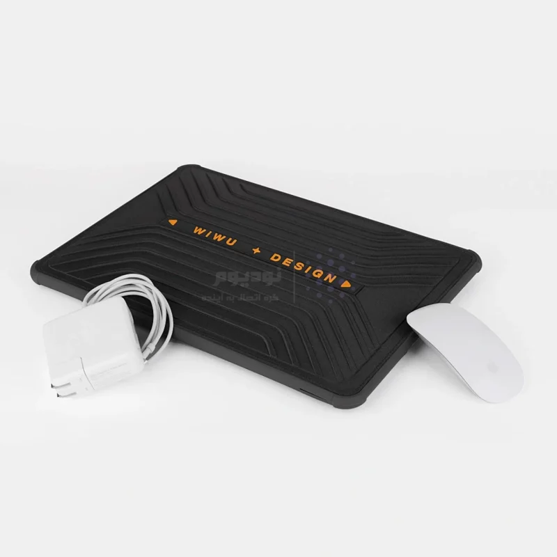 کاور مک بوک 13.3 اینچی Wiwu مدل Defender Sleeve Pro - مشکی MN - تصویر 4