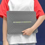 کاور مک بوک 15.3/15.4 اینچی Wiwu مدل Defender Sleeve Pro - خاکستری MN - تصویر 7