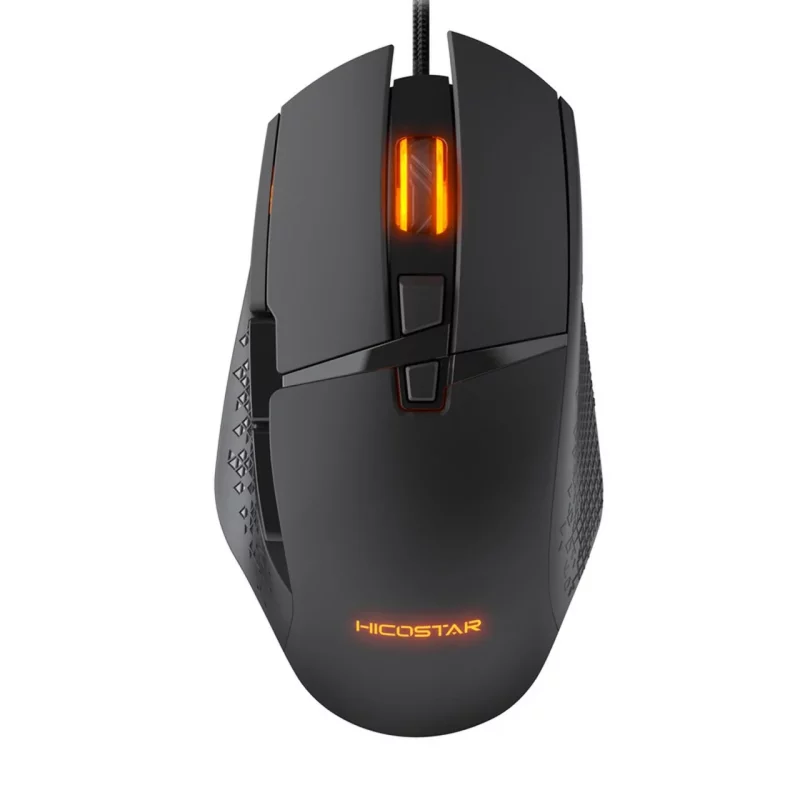 ماوس با سیم گیمینگ Hicostar مدل HS-MG670 - مشکی - تصویر 2