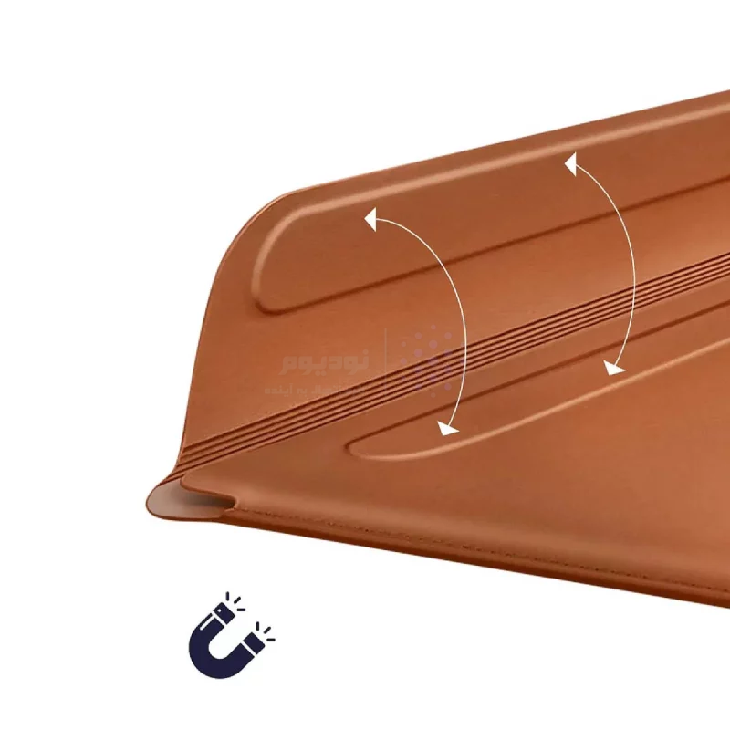 کاور مک بوک 13.3 اینچی Wiwu مدل Skin Pro II - قهوه ای MN - تصویر 6