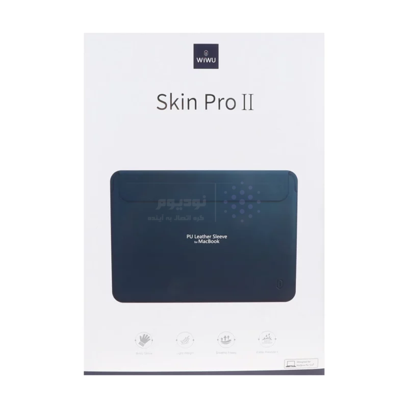 کاور مک بوک 14.2 اینچی Wiwu مدل Skin Pro II - سرمه ای MN - تصویر 7