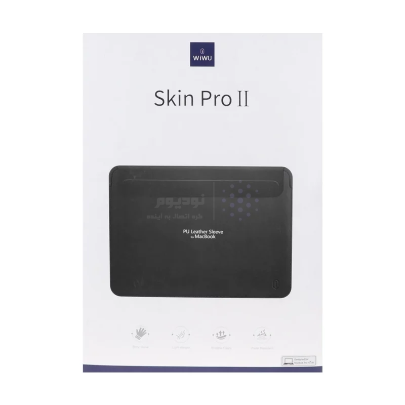 کاور مک بوک 16.2 اینچی Wiwu مدل Skin Pro II - مشکی MN - تصویر 6
