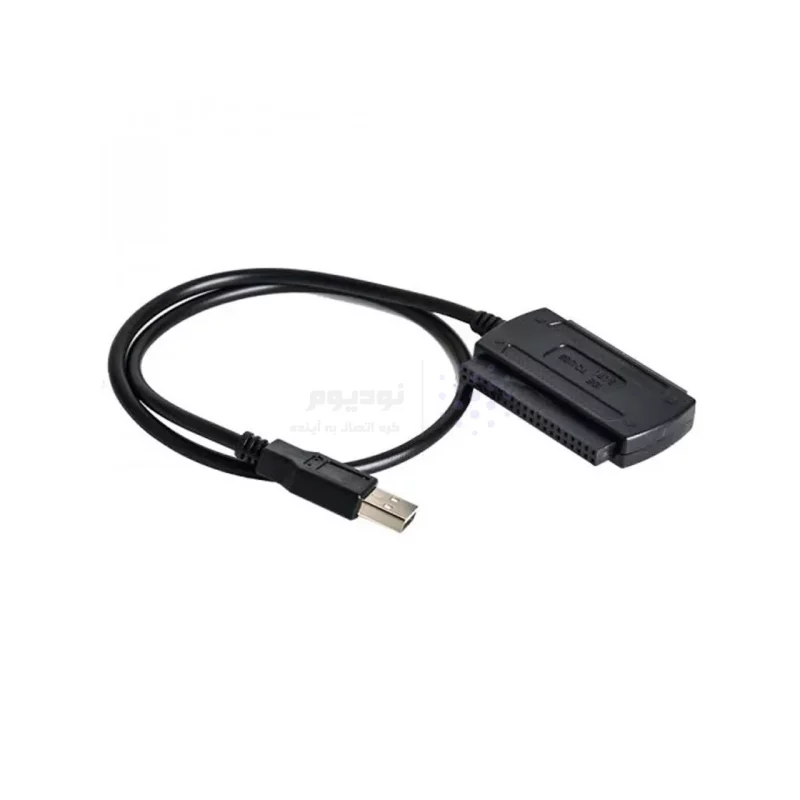 تبدیل DETEX+ USB2.0 To SATA/IDE - مشکی - تصویر 3