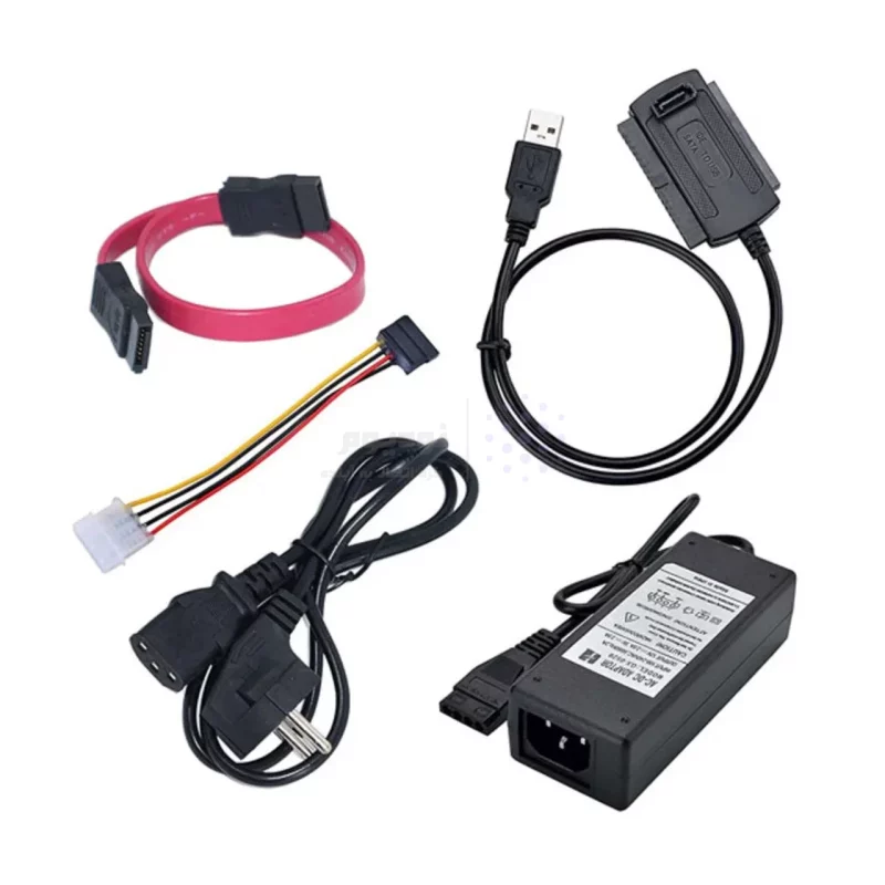 تبدیل DETEX+ USB2.0 To SATA/IDE - مشکی - تصویر 5