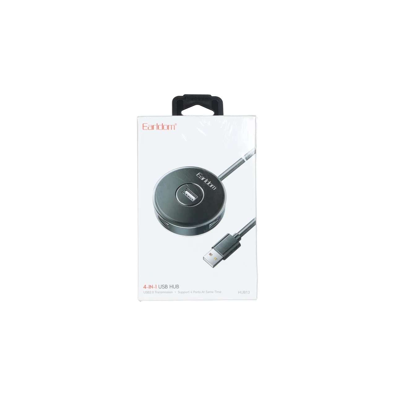 2541-1571108-1 هاب 4 پورت Earldom USB2.0 مدل HUB13 - مشکی - تصویر 1