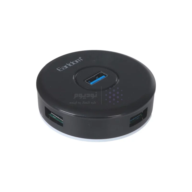 هاب 4 پورت Earldom USB2.0 مدل HUB13 - مشکی - تصویر 3