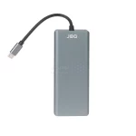 هاب 12 پورت JBQ Type-C مدل HD-1201 - خاکستری (گارانتی یکساله رصاصی) - تصویر 3