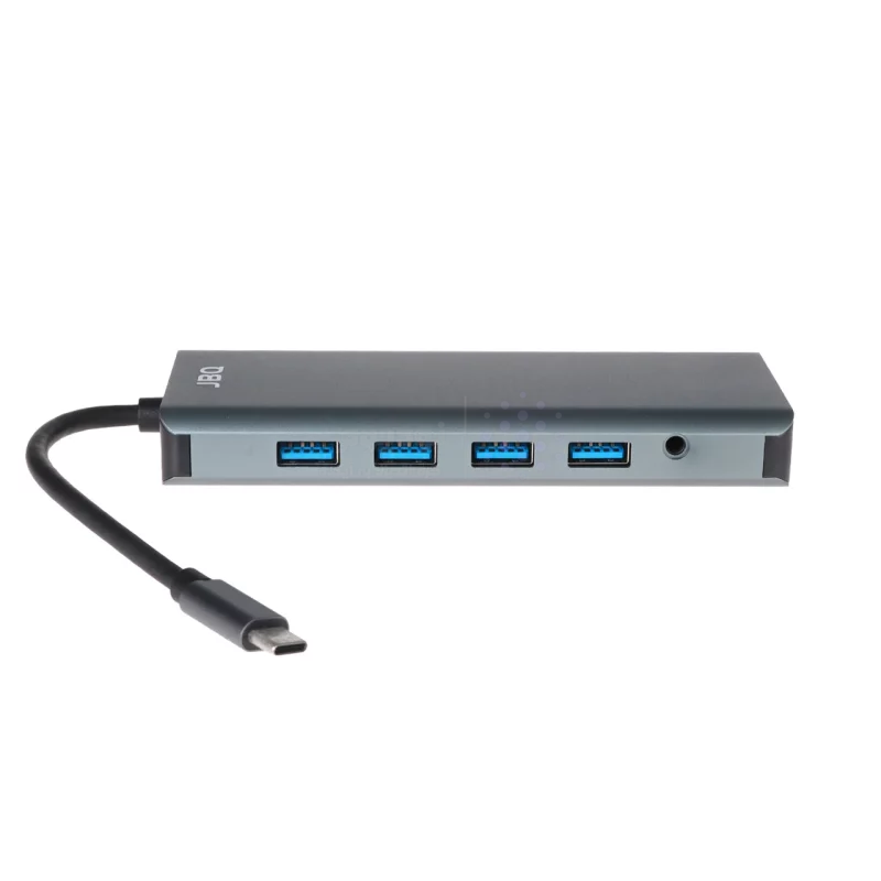 هاب 12 پورت JBQ Type-C مدل HD-1201 - خاکستری (گارانتی یکساله رصاصی) - تصویر 5
