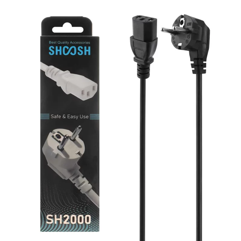 کابل برق کامپیوتر Shoosh مدل SH2000 طول 1.5 متری - SMO - تصویر 2