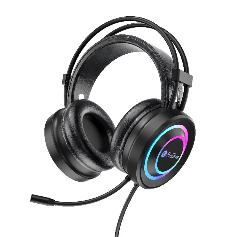 هدفون باسیم گیمینگ ProOne مدل PHG3865 Storm - مشکی - تصویر 2