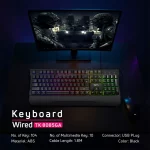 کیبورد باسیم TSCO مدل TK 8085GA - مشکی - تصویر 8