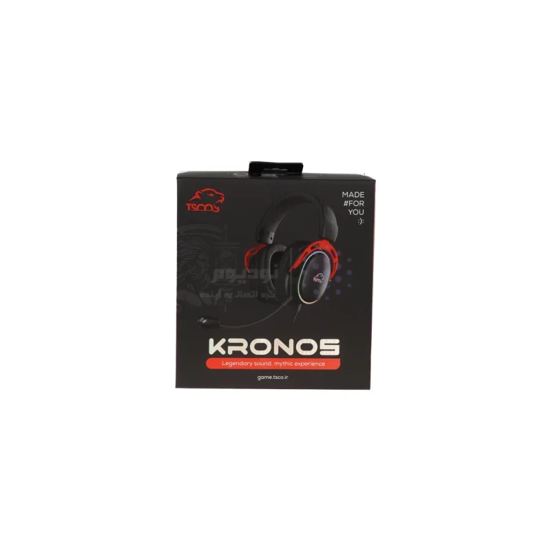 هدفون باسیم گیمینگ TSCO مدل Kronos GH 6155 - مشکی (گارانتی 18 ماهه تسکو) - تصویر 5