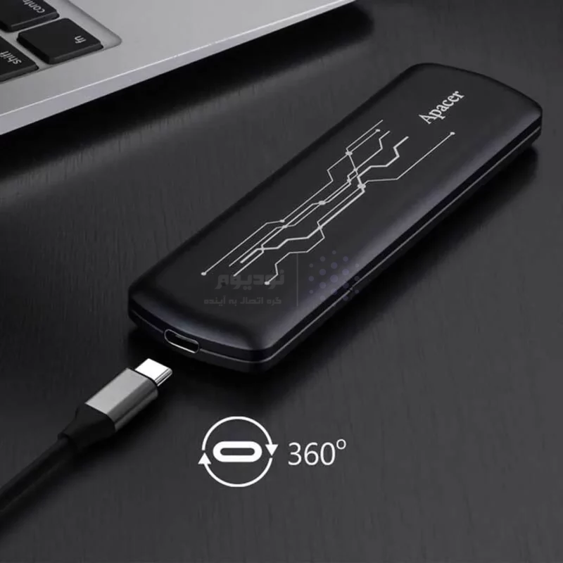 هارد Apacer SSD مدل AS722 Hyperspeed ظرفیت 1TB - مشکی (گارانتی متین) - تصویر 6