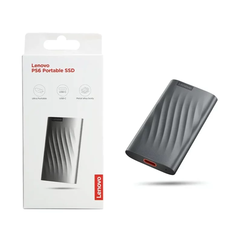 هارد Lenovo SSD مدل PS6 ظرفیت 512GB - خاکستری (گارانتی متین) - تصویر 2