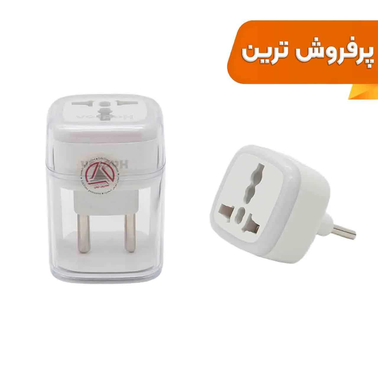 2541-337194-1 تبدیل برق 3 به 2 هادرون مدل A10-1 - سفید - تصویر 1