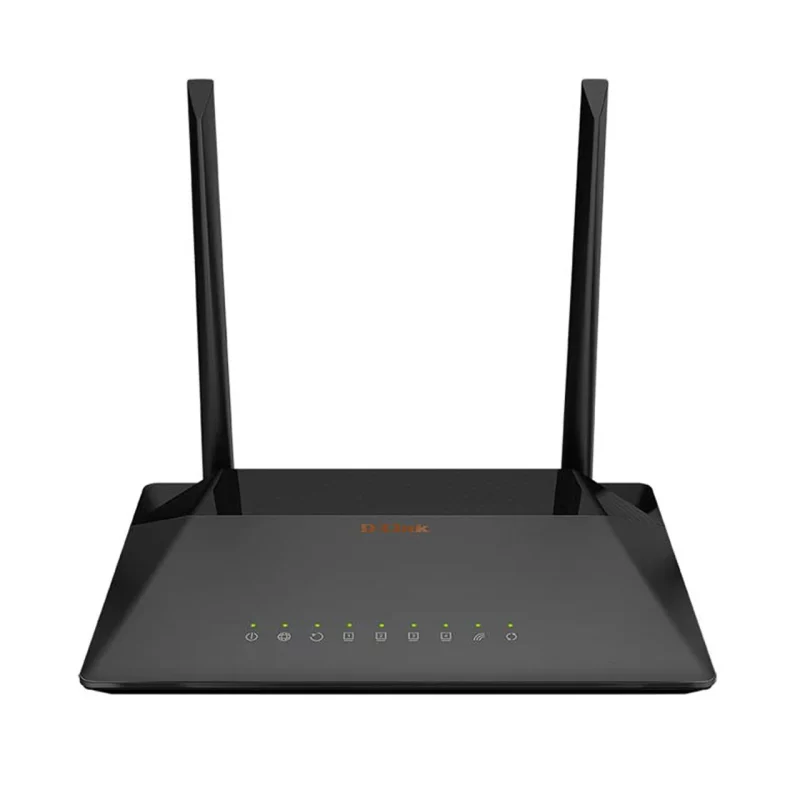D-LINK DSL-224 300Mbps ADSL / VDSL2 N300 4-Port Wireless مشکی-مودم - تصویر 2