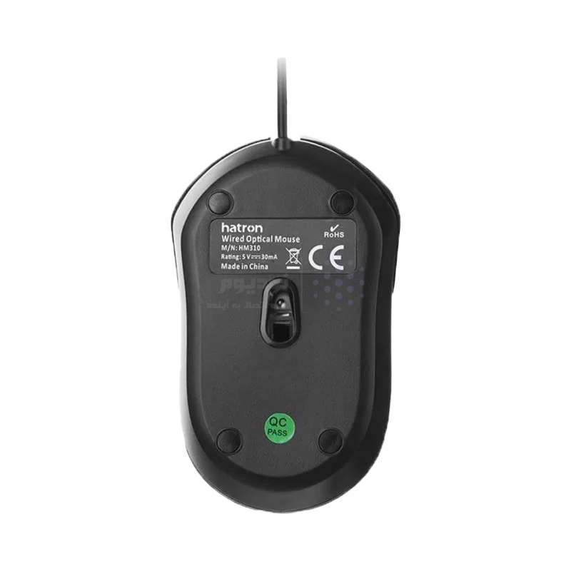 ماوس باسیم Hatron مدل HM310SL - مشکی - تصویر 6