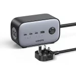 چندراهی برق و شارژر رومیزی UGREEN مدل DigiNest Pro (3C1A) CD270 100W - مشکی (گارانتی 18 ماهه آسان پیشرو)(60167)