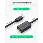 تبدیل UGREEN MicroUSB To USB Female مدل US133 - مشکی(10396) - تصویر 6