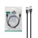 کابل نیم متری UGREEN USB2.0 مدل US102 - مشکی (گارانتی 18 ماهه آسان پیشرو)(10308)