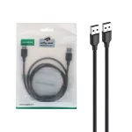 کابل یک متری UGREEN USB2.0 مدل US102 - مشکی(10309)