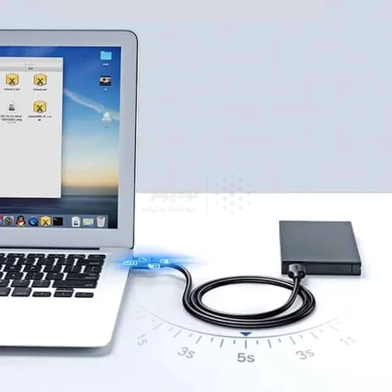 کابل سه متری UGREEN USB2.0 مدل US102 - مشکی(30136) - تصویر 8
