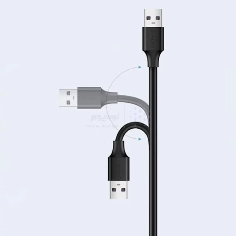 کابل افزایش طول نیم متری UGREEN USB2.0 مدل US103 - مشکی(10313) - تصویر 4