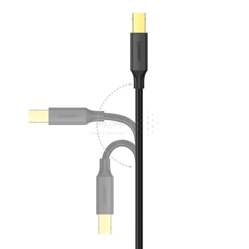 کابل یک متری پرینتر UGREEN مدل US135 - مشکی(20846) - تصویر 3