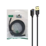 کابل افزایش طول یک و نیم متری UGREEN USB3.0 مدل 30126 - مشکی(30126)