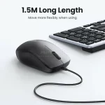 ماوس باسیم UGREEN مدل MU007 - مشکی (گارانتی 18 ماهه آسان پیشرو)(90789) - تصویر 7