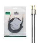 کابل دو متری UGREEN 6.35mm TRS Stereo مدل AV128 - خاکستری(10638)