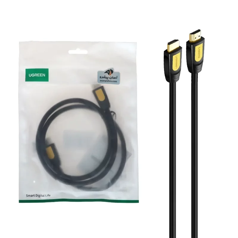 کابل یک متری UGREEN HDMI مدل HD101 - مشکی(10115) - تصویر 2