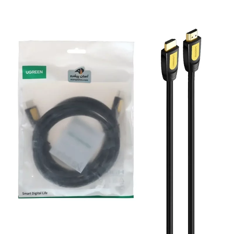 کابل دو متری UGREEN HDMI مدل HD101 - مشکی(10129) - تصویر 2