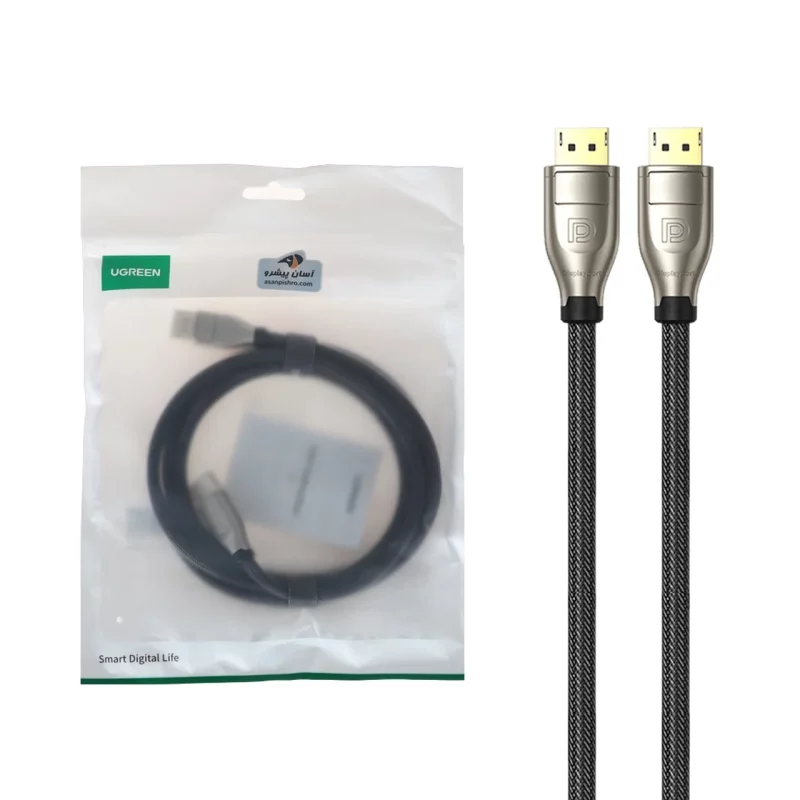 کابل دو متری UGREEN DP مدل DP112 - مشکی(60843) - تصویر 2