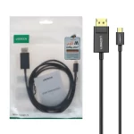 کابل تبدیل یک و نیم UGREEN Type-C To DP مدل MM139 - مشکی (گارانتی 18 ماهه آسان پیشرو)(50994)