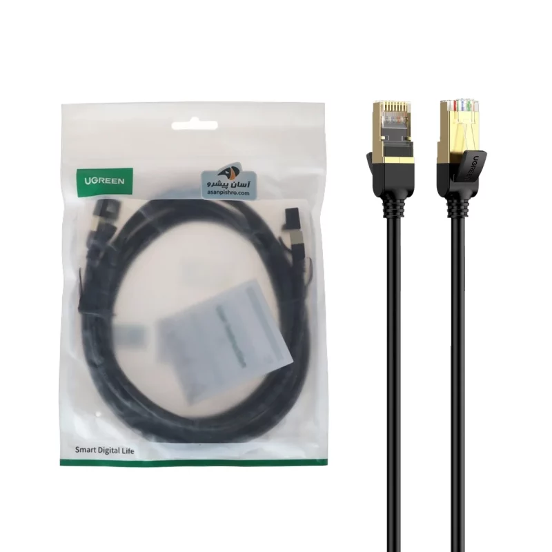 کابل شبکه دو متری UGREEN CAT7 مدل NW107 - مشکی(11269) - تصویر 2