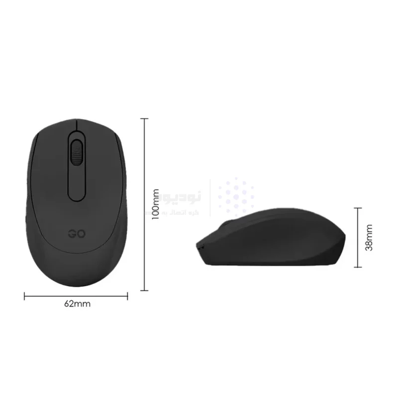ماوس بی سیم Fantech مدل GO W603 - مشکی (گارانتی متین) - تصویر 5