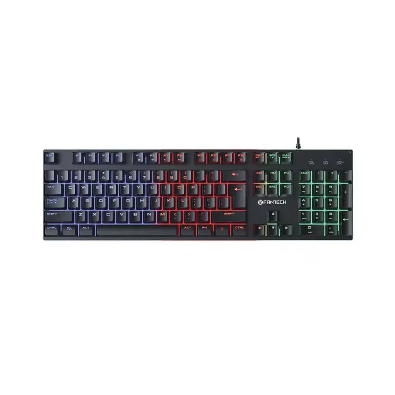 کیبورد باسیم FANTECH مدل FIGHTER III K614L - مشکی (گارانتی متین) - تصویر 2