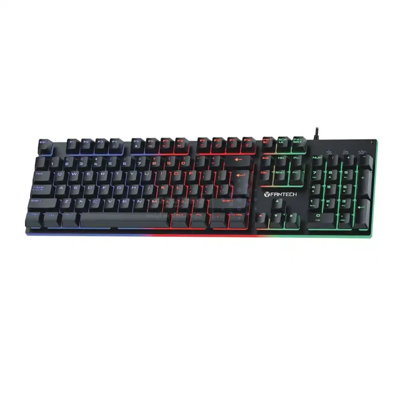 کیبورد باسیم FANTECH مدل FIGHTER III K614L - مشکی (گارانتی متین) - تصویر 3