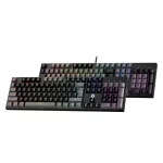 کیبورد باسیم FANTECH مدل ATOM104 MK886V2 - مشکی (گارانتی متین) - تصویر 4