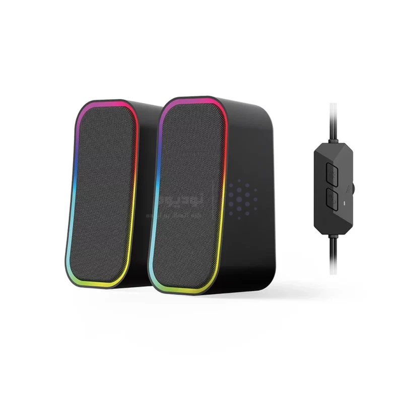 اسپیکر رومیزی دو تکه گیمینگ FANTECH مدل GROOVE GS304 - مشکی (گارانتی متین) - تصویر 4