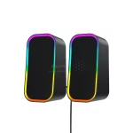 اسپیکر رومیزی دو تکه گیمینگ FANTECH مدل GROOVE GS304 - مشکی (گارانتی متین) - تصویر 6