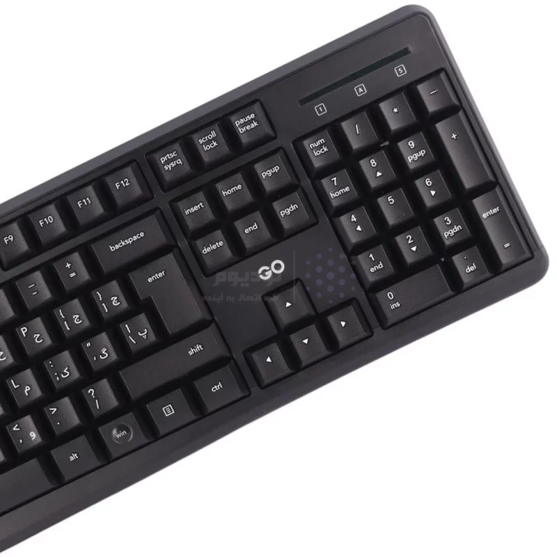 کیبورد و ماوس بی سیم FANTECH مدل GO WK894 - مشکی (گارانتی متین) - تصویر 3
