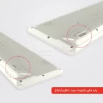 کیبورد باسیم Hatron مدل HK181 - سفید - تصویر 7