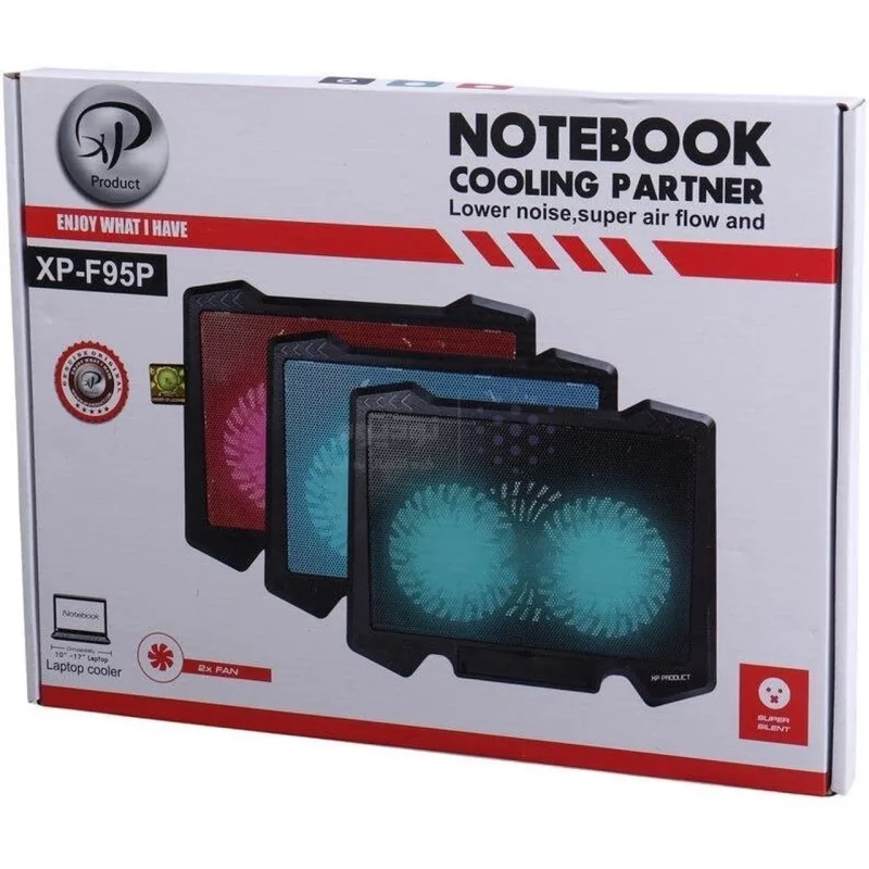 پایه خنک کننده لپ تاپ XP Product مدل XP-F95U - مشکی - تصویر 4