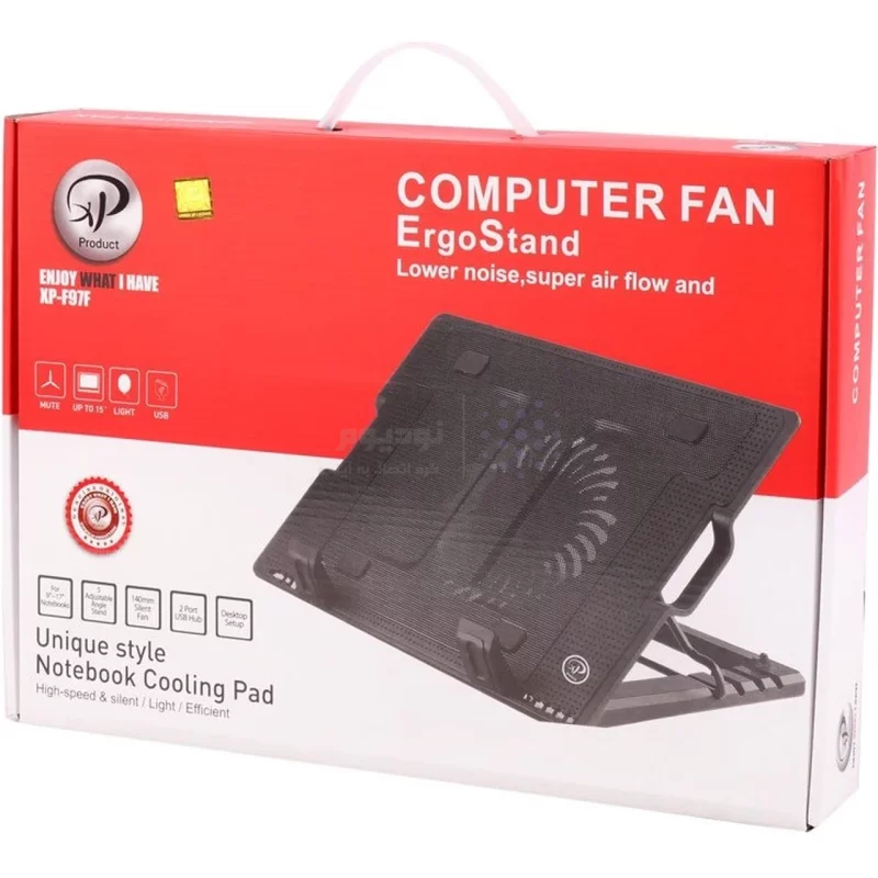 پایه خنک کننده لپ تاپ XP Product مدل XP-F97U-مشکی - تصویر 7